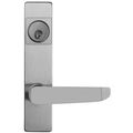 Detex Keyed Standard Lever Exit Trim with Narrow Escutcheon 08BN689S